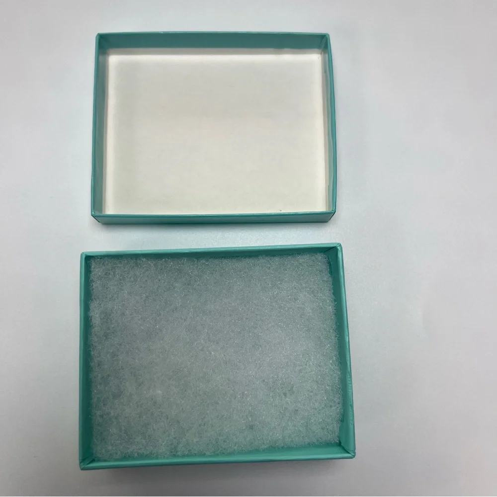 TIFFANY‎ & CO. Empty Jewelry Box With Original Padding Early 2000s Tiffany Blue